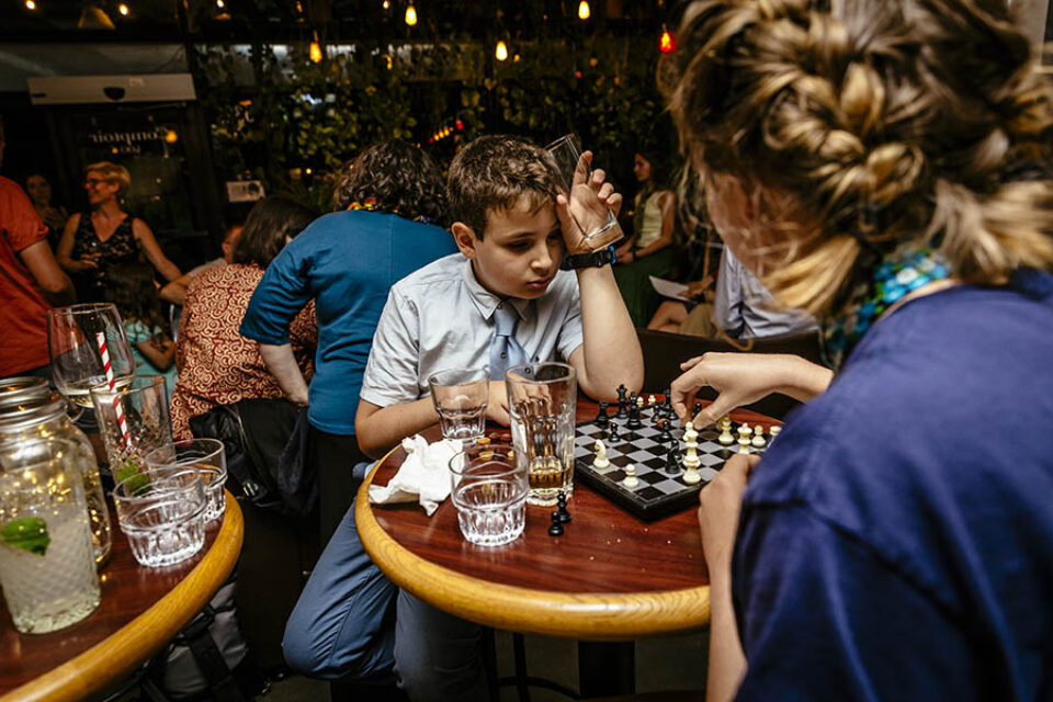 Bat mitzvah chess game